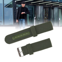 22mm Green Canvas Quick Release Watch Strap for Men & Women