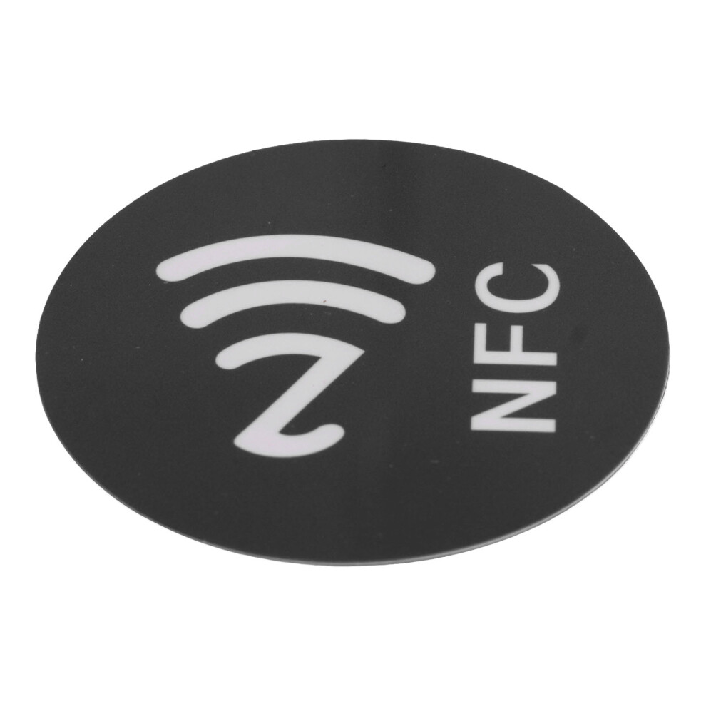20Pcs 125Khz Pet Nfc Stickers For Access Control, Black, 40Mm 4681341514980