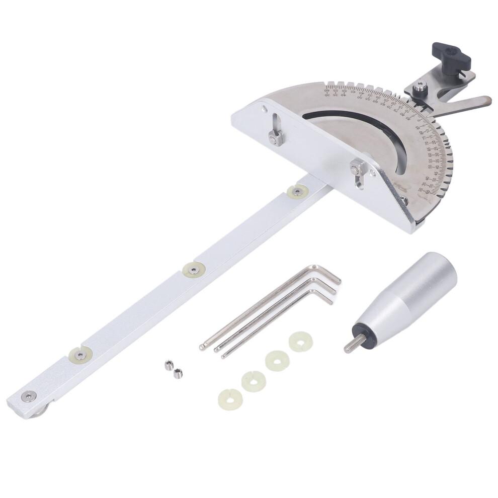 Table Saw Miter Gauge Adjustable Angle Clear Scale