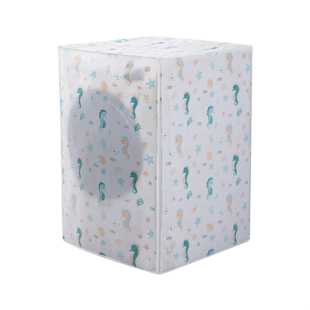 Washing Machine Cover, Geometric Design, Dust Protection, All-Inclusive Fit for Seahorse Trommel Washer (58x62x85)-image-OPC-PJMPR6F-NEW
