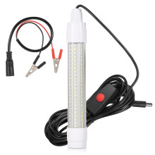 Luz de pesca de 16 W con 144 LEDs, 28,5 28,5 198 mm, azul