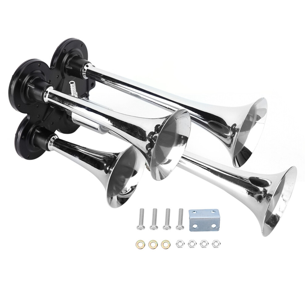 12V 130Db Four Trumpet Compact Train Truck Air 9387669409353