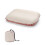 Almohada de esponja 3D 360 g 18.1 x 12.6 x 3.9 pulgadas Beige+Café 3