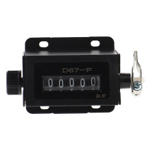 Mechanical Counter 5-Digit 0-99999, 78x30mm, ABS & Aluminum