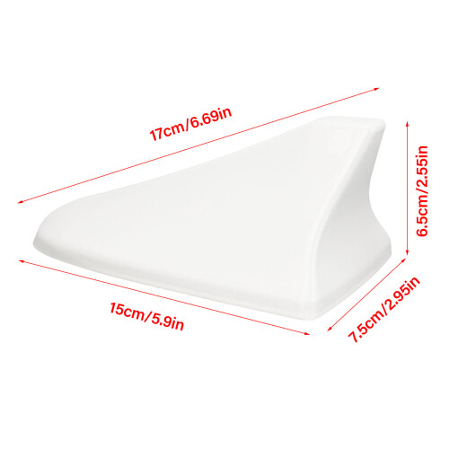 96219 D5000EBQK Shark Fin Dachantenne-Basis, Weiß 1