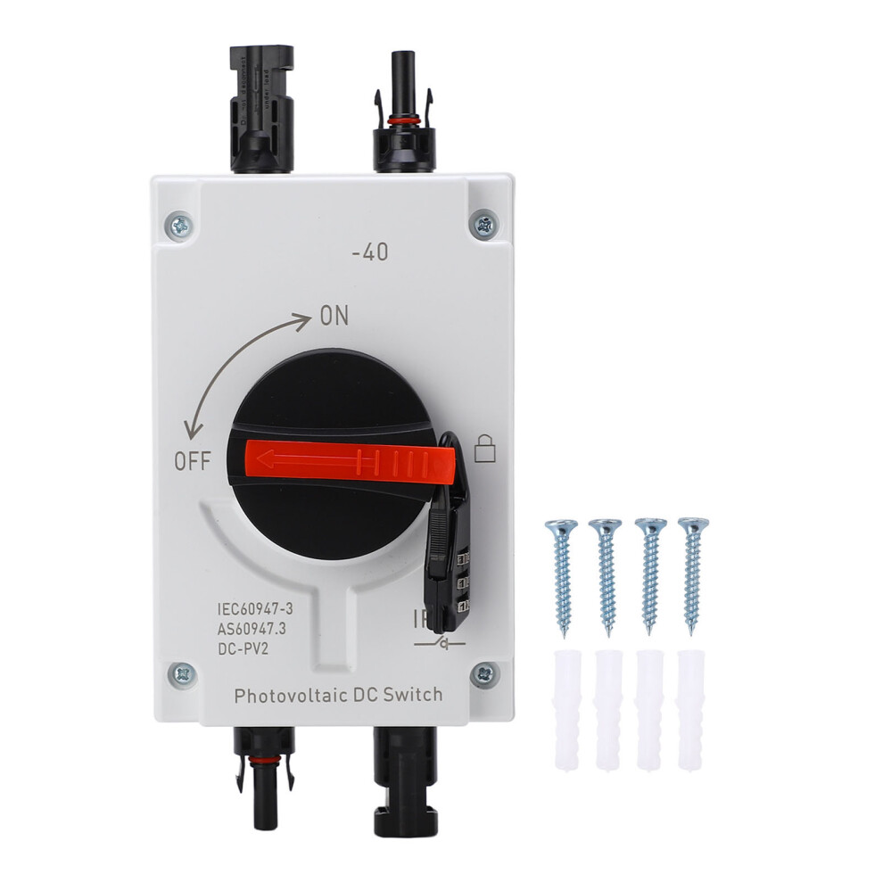 PV Solar Disconnect Switch 32A 4P IP66 Waterproof
