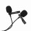 Black Double Head Lavalier Microphone, Omnidirectional, No Driver Needed 13