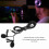 Black Double Head Lavalier Microphone, Omnidirectional, No Driver Needed 8