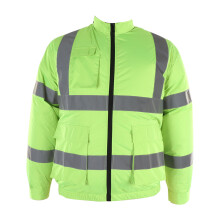 Cordless Cooling Fan Jacket Long Sleeve White Green USB 5V Work Clothes