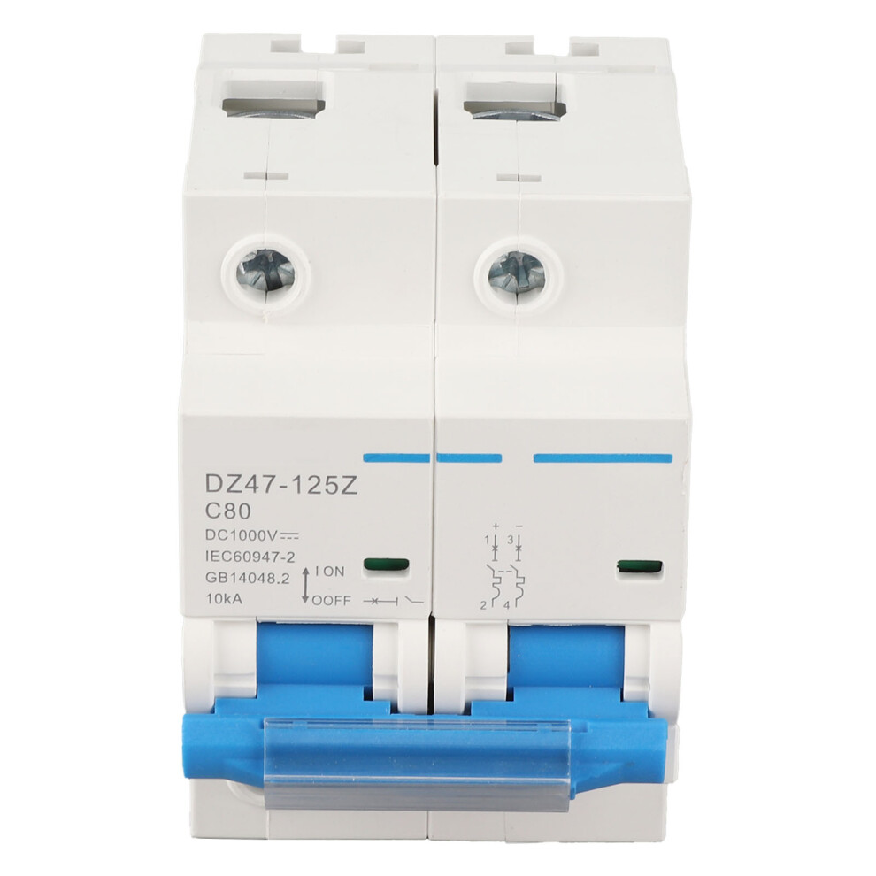DC Circuit Breaker 10KA Breaking Capacity 36mm DIN