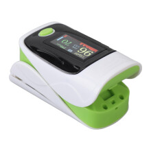 Portable Green Fingertip Pulse Oximeter with OLED Display and Automatic Adjustment