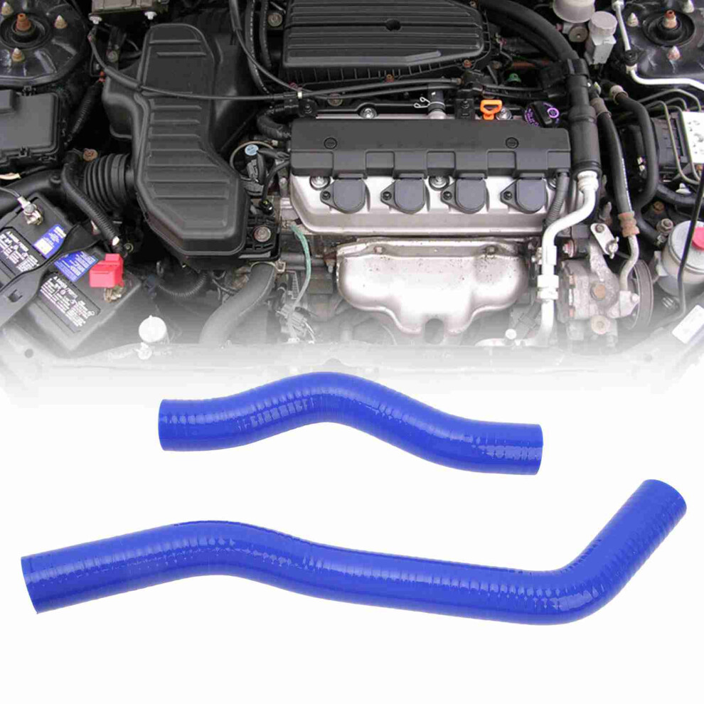 Silicone Radiator Coolant Hose Kit For Civic D17 1.7L Blue 7661341522069