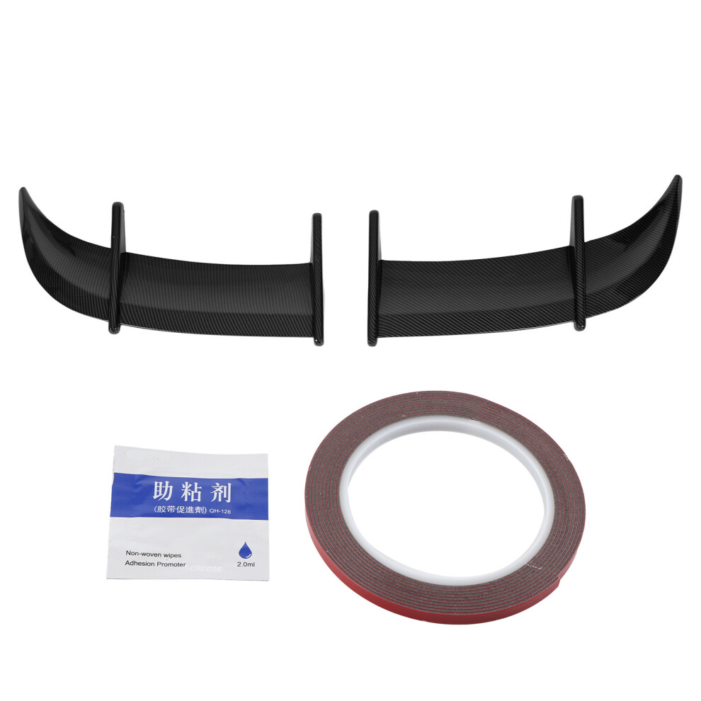 2Pcs Car Rear Trunk Spoiler Ak Style Wind Pressure 9387669410922