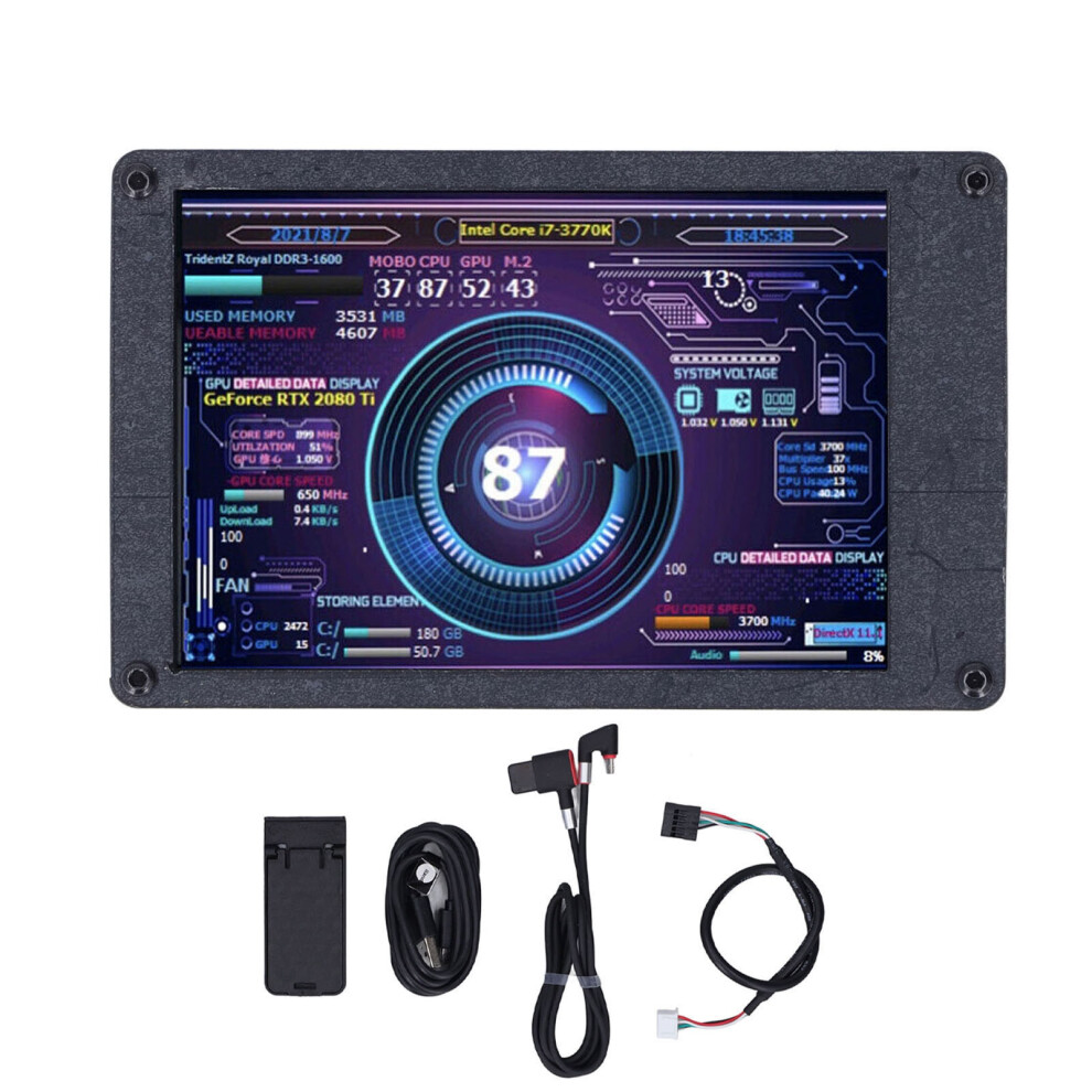USB Mini Screen Adjustable Brightness 3.5in IPS