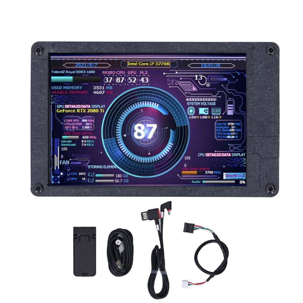 USB Mini Screen Adjustable Brightness 3.5in IPS