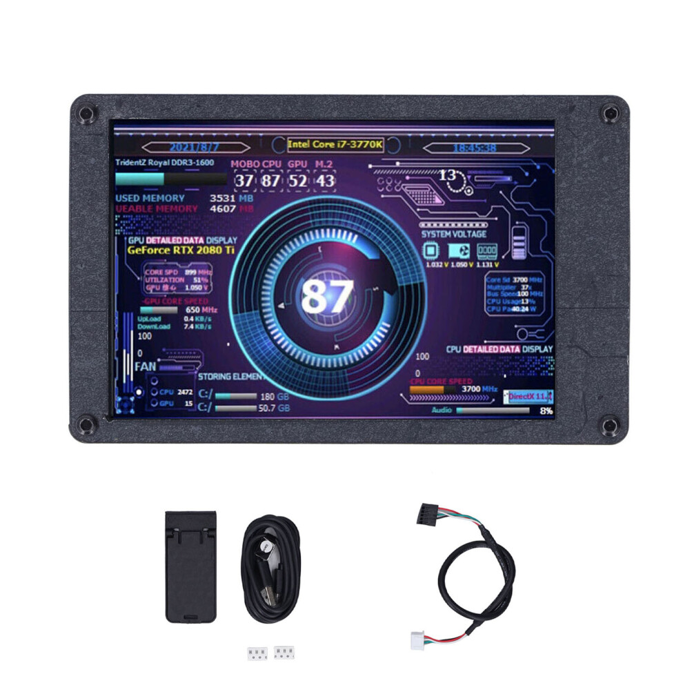 USB Mini Screen Adjustable Brightness 3.5in IPS