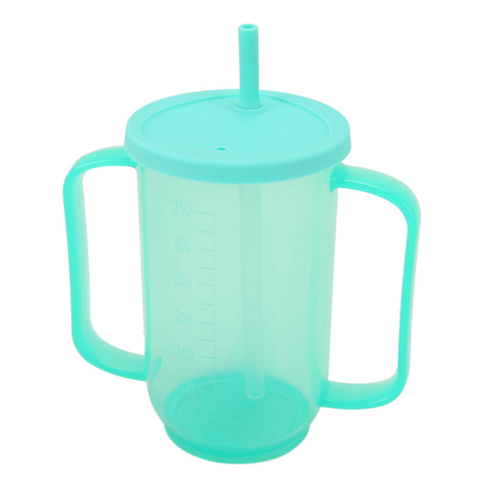 Adults 350ML Spillproof Sippy Cup with Straw 2 Handles Home Drinking Cup