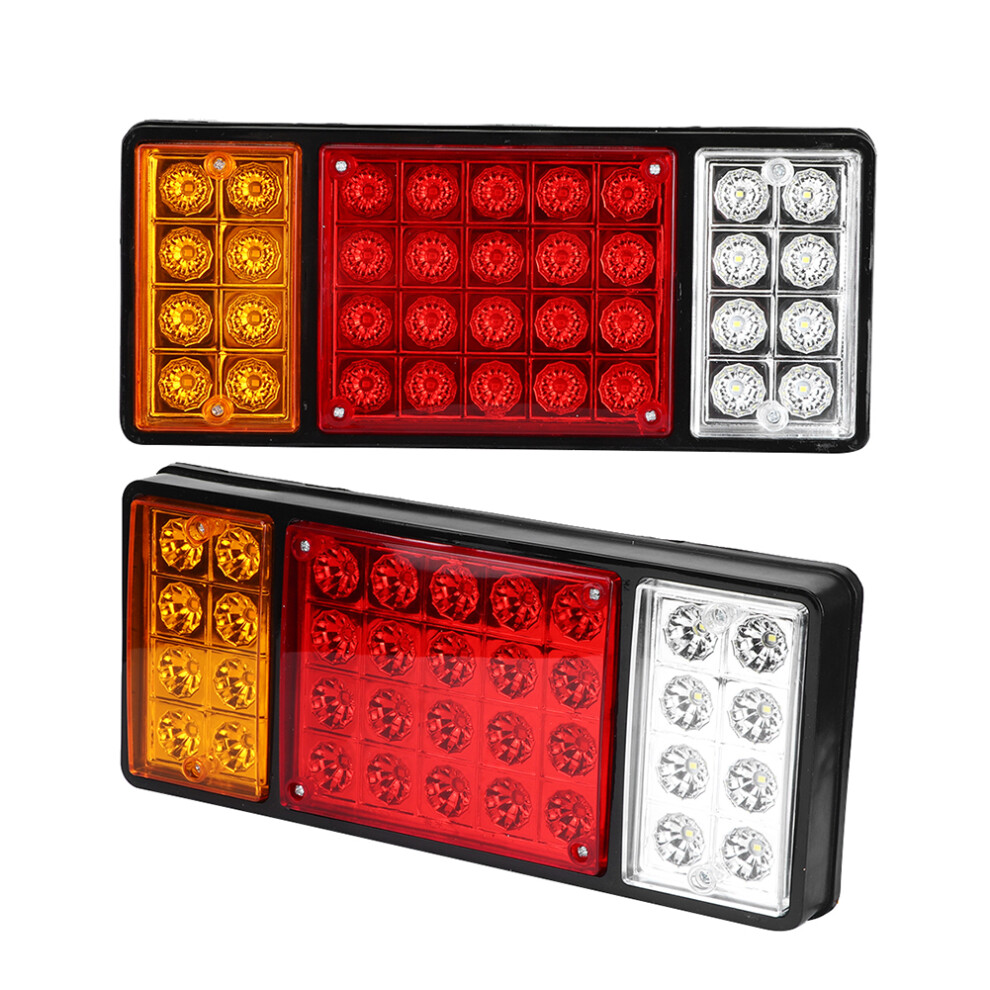 2Pcs 36Led Heavy Duty Waterproof Rear Taillights 3 Colors For Truck Trailers 7901341526699