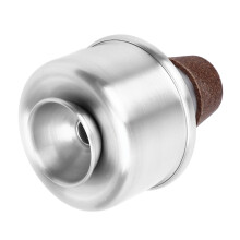 Aluminum Alloy Trumpet Practice Mute Silencer Silver for Adults & Beginners