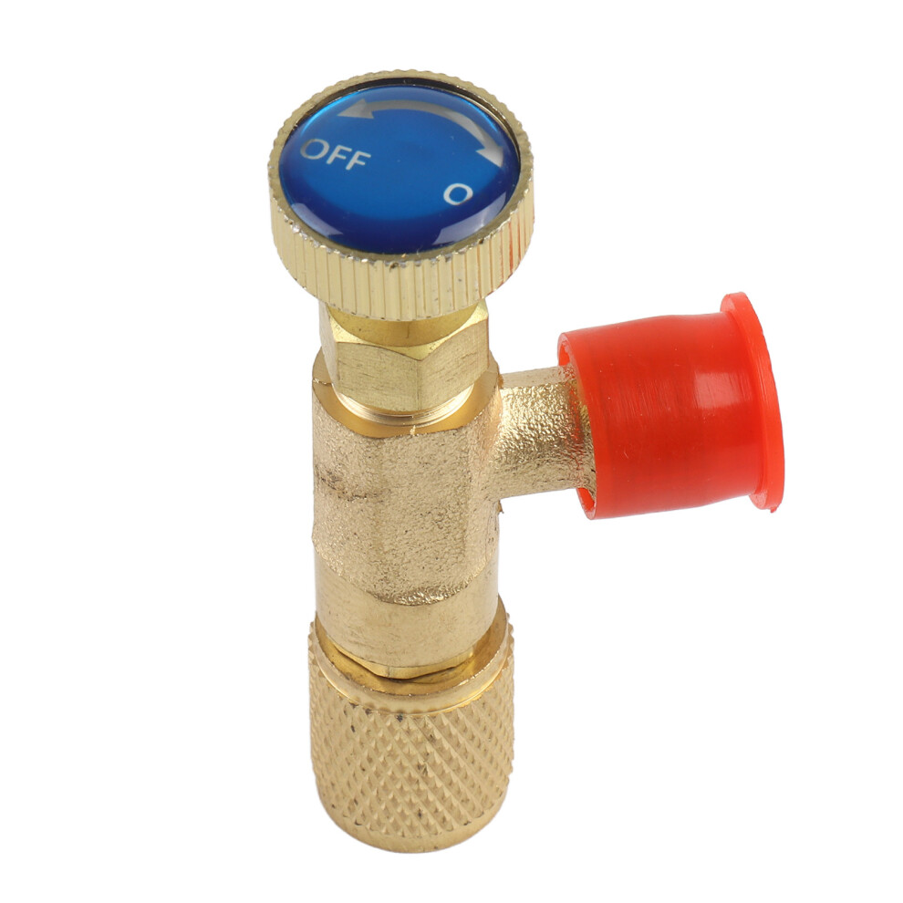 Air Conditioner Refrigerant Charging Valve Safety