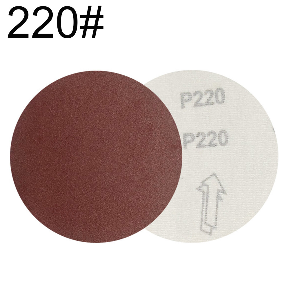 100Pcs 5in Disc Self Adhesive Sandpaper Sheet