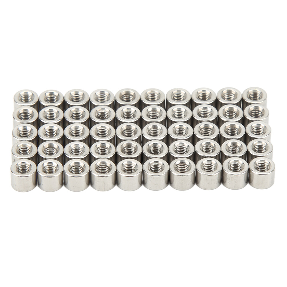 50PCS Round Connector Nuts 304 Stainless Steel M3