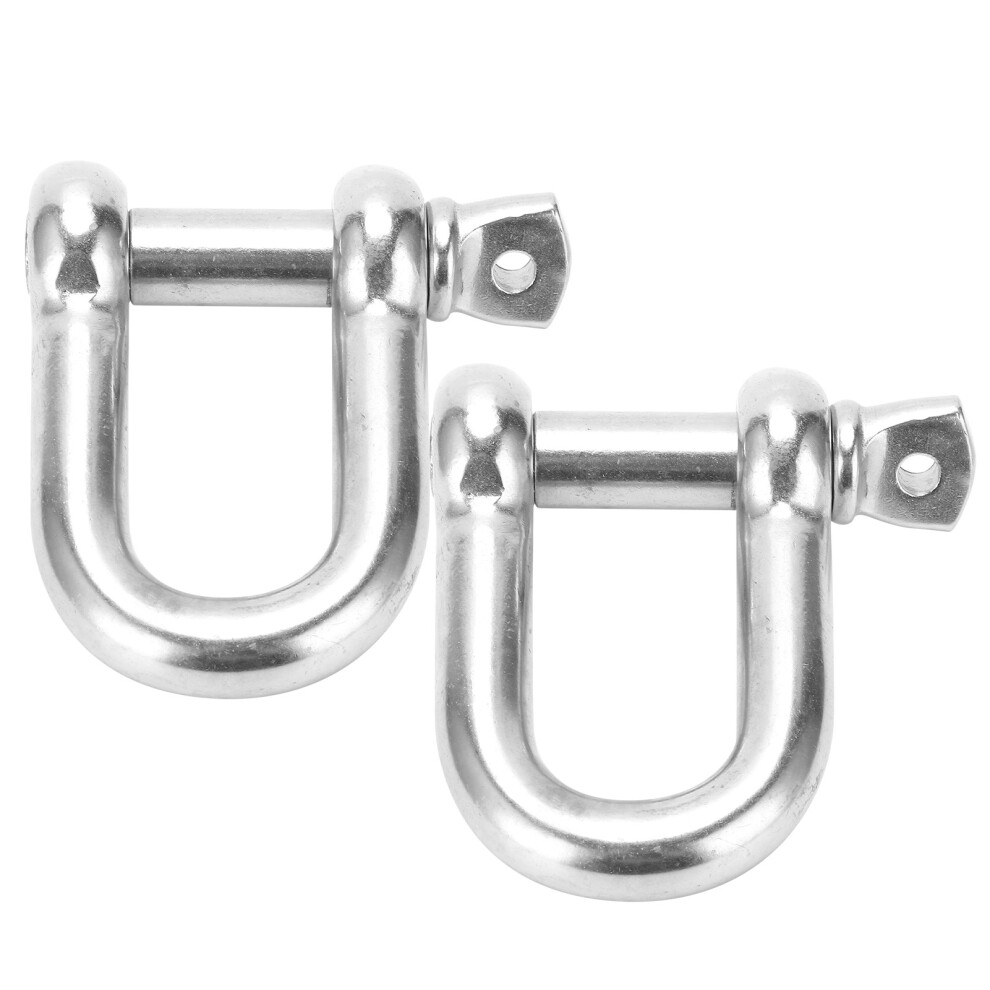 2Pcs M20 Screw Pin Anchor Shackle 304 Stainless 9387669412384