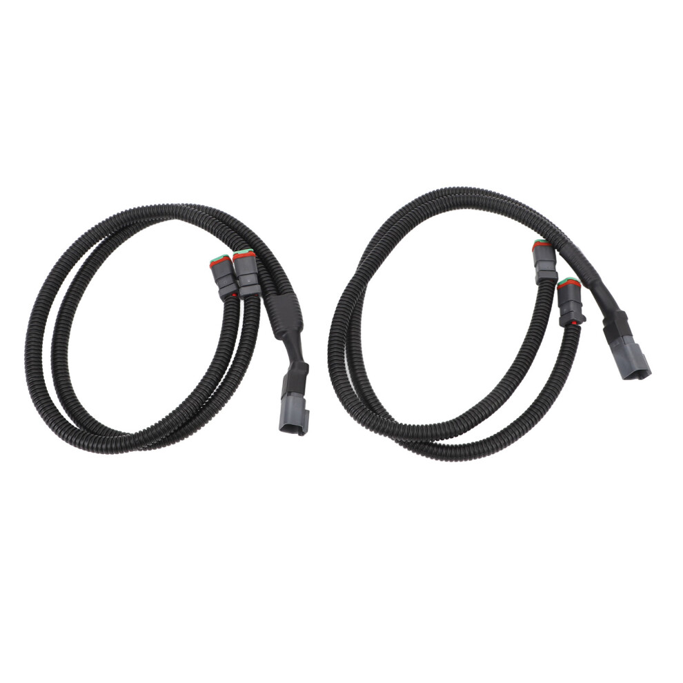 2Pcs DT Wiring Harness Adapter for LED Light Bars, 120W Max