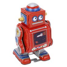 Exquisite Red Clockwork Robot Toy Perfect for Collectors & Gift