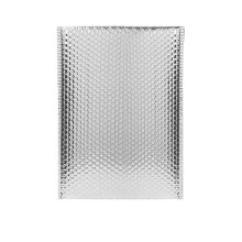 Shipping Bags 50 Pack Laser Silver Padded Bubble Envelopes 15x20cm Waterproof Messenger Packaging Bags