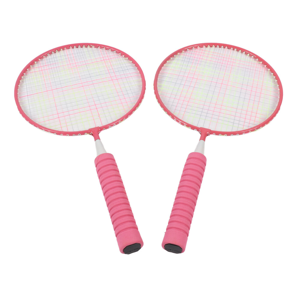 Lightweight Kids Badminton Racket Set with 3 Shuttlecocks Pink for 3-12 Years-image-OPC-PJMPXNR-NEW