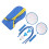 Children's Badminton Set with 3 Shuttlecocks & Carry Bag, Blue 7