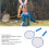 Children's Badminton Set with 3 Shuttlecocks & Carry Bag, Blue 5