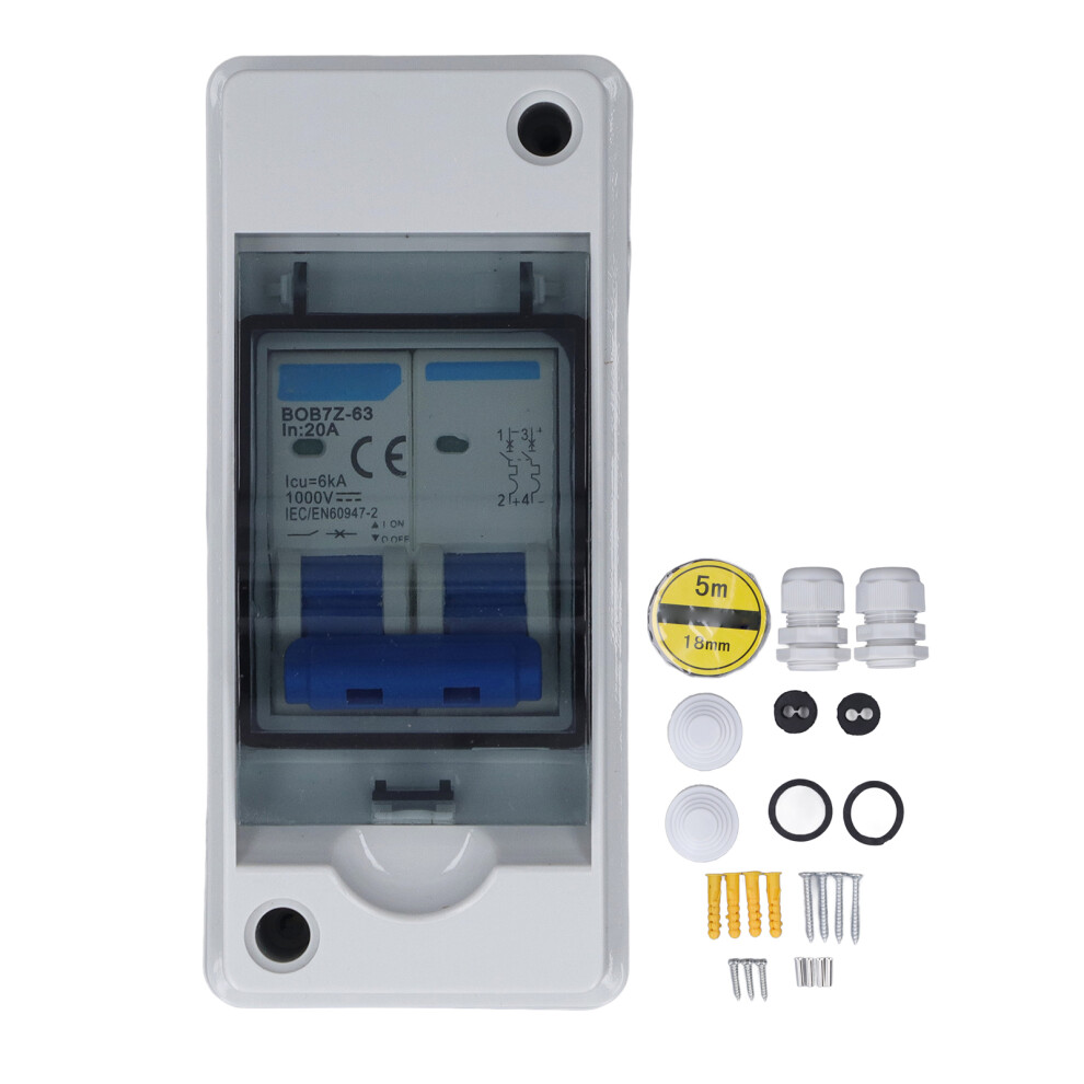 Circuit Breaker MCB PV Combiner Box Waterproof