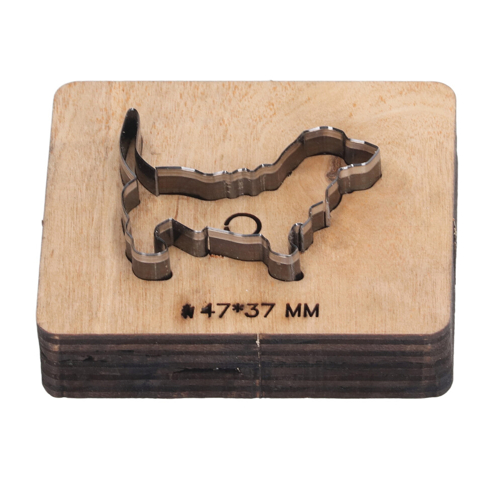 Leather Cutting Die Dog Shape Punch Cutter Craft