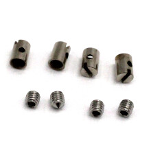 Universal Solderless 5mm Cable Nipples for Motorcycle Throttle/Choke 4 Sets UK