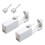Self Ear Piercing Tool White - Easy Disposable Ear Piercer with Ear Studs Kit 3