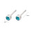 Self Ear Piercing Tool White - Easy Disposable Ear Piercer with Ear Studs Kit 1