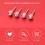 Self Ear Piercing Tool White - Easy Disposable Ear Piercer with Ear Studs Kit 2