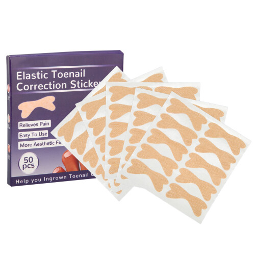50 piezas - Parche corrector para uña encarnada - elástico 1