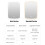 LED Makeup Mirror with Touch Switch, 1200mAh, 23.8x16.8cm White 4