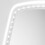 LED Makeup Mirror with Touch Switch, 1200mAh, 23.8x16.8cm White 11