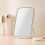 LED Makeup Mirror with Touch Switch, 1200mAh, 23.8x16.8cm White 8