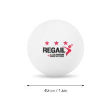 24Pcs 3-Star 40mm Table Tennis Balls for Training & Practice
