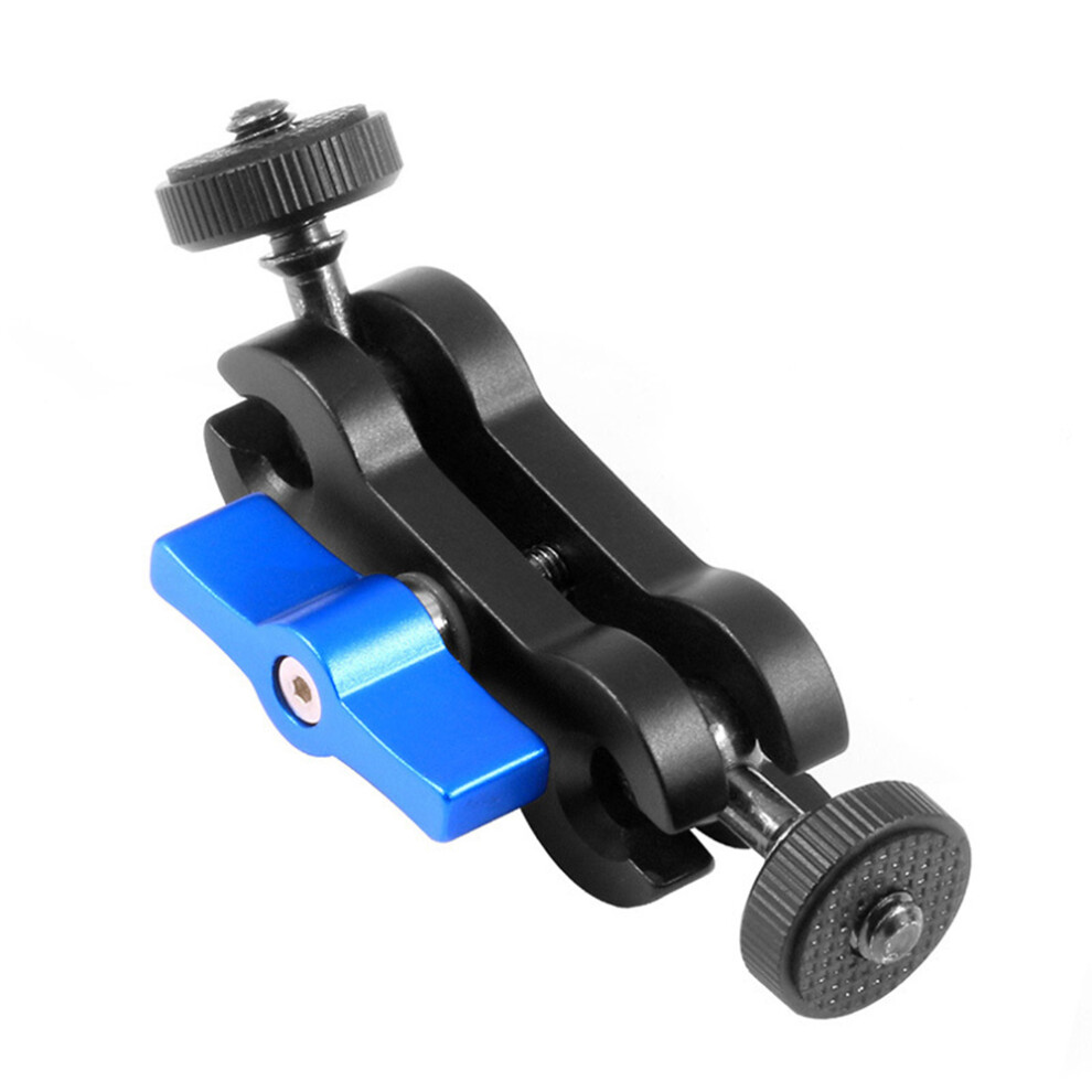 Photography Handle With Double Ballhead Mount 360 Rotation Aluminum 8081341547388