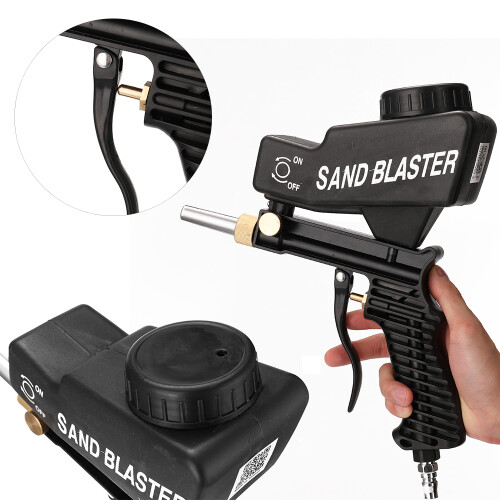Pneumatic Sand Blasting Set with Adjustable Flow and Large Capacity Tank