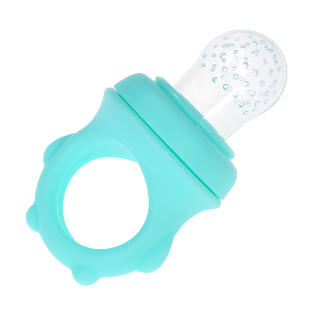 Toddler Baby Food Feeder Silicone Pacifier Teether Easy to Clean Soft Nipple-image-OPC-PJMPZGD-NEW