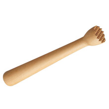 Beech Juicer Bar Mixing Stick 12 Inch Fruit Tamper Cocktail Hammer Beige Reusable Mojito Muddler for Drinks