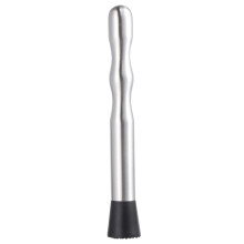 Crushed Ice Muddler Cocktail Muddler for Citrus Fruits Stainless Steel Bar Tool 12-Inch Durable Mixer Accessories