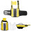Dog Life Jacket with Handle, Reflective Strips, Adjustable, Foldable, Yellow, S/M/L 3